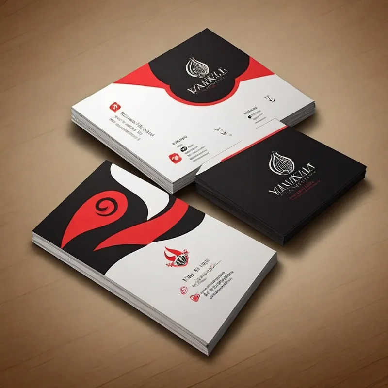 Vibrant Business Cards (Single Side)